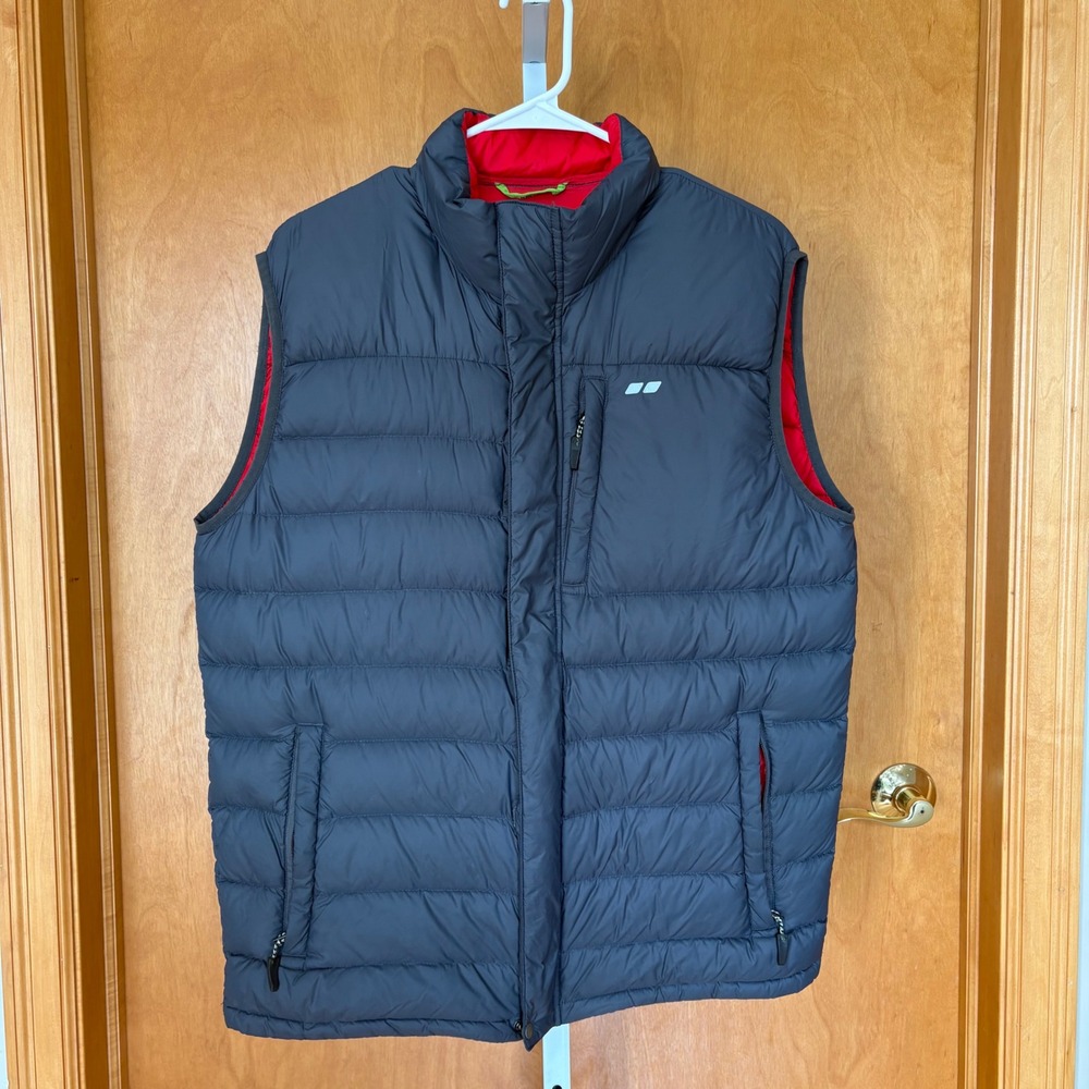 Köppen‎ Gray Down Puffer Vest Women's Medium Sleeveless Padded Lightweight